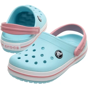 Klapki dziecięce Crocs Crocband Kids Clog Toddler 207005 ICE BLUE/WHITE