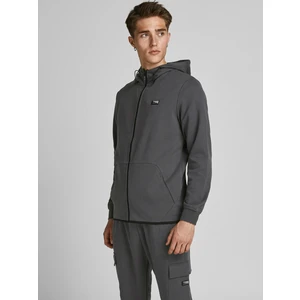 Dark Grey Hoodie Jack & Jones Air - Mens