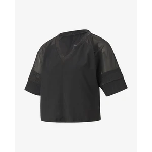 Puma Fashion Luxe Crop top Černá