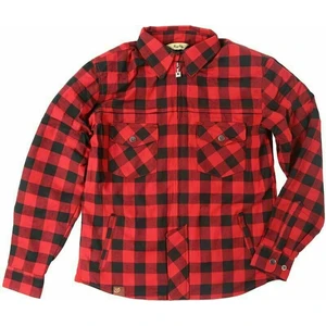 Rusty Pistons RPSWM46 Rixby Men Rosso-Nero 5XL Camicia in kevlar