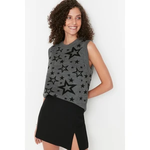 Trendyol Sweater Vest - Gray - Regular fit