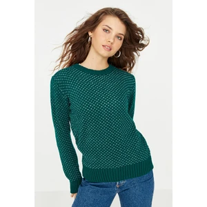 Trendyol Sweater - Green - Regular fit