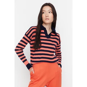 Trendyol Sweater - Navy blue - Regular fit