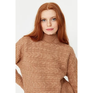 Trendyol Sweater - Beige - Regular fit