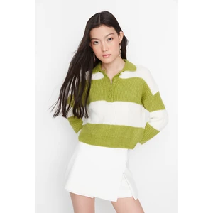 Trendyol Sweater - Green - Regular fit