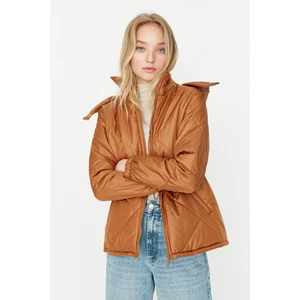 Trendyol Winter Jacket - Brown - Puffer