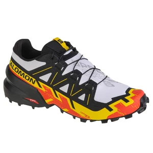 Salomon Speedcross 6 EU 42 ⅔, White/Black/Empire Yellow Pánské boty