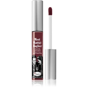 theBalm Meet Matt(e) Hughes Long Lasting Liquid Lipstick dlhotrvajúci tekutý rúž odtieň Fierce 7.4 ml