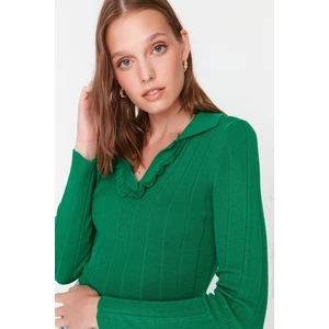 Trendyol Sweater - Green - Regular fit