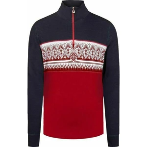 Dale of Norway Moritz Mens Basic Sweater Raspberry/Navy/Off White L