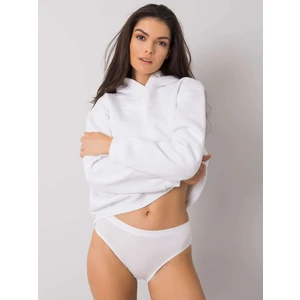 Women's white plain panties