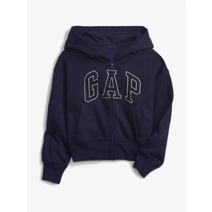 Modrá holčičí mikina GAP Logo hoodie