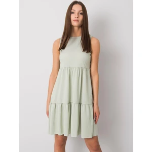 RUE PARIS Pistachio casual dress