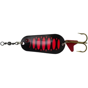 Dam blyskáč effzett standard spoon uv fluo red black - 3,2 cm 6 g