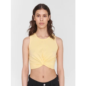 Yellow crop top Noisy May Twiggi - Women