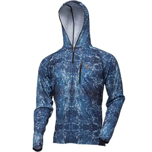 Savage Gear Angelshirt Savage Salt UV Hoodie Sea Blue S