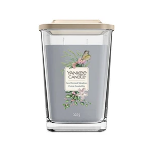 Yankee Candle Aromatická sviečka veľká hranatá Sun-Warmed Meadows 552 g