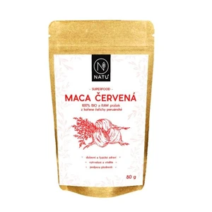 Natu Maca červená BIO prášek 80 g