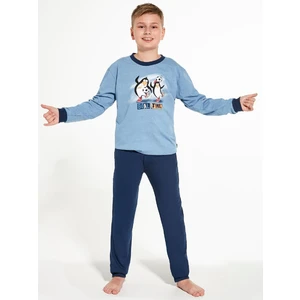 Pyjamas Cornette Kids Boy 477/136 Goal 86-128 blue melange