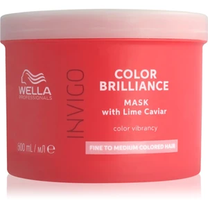 Wella Professionals Invigo Color Brilliance Mask with Lime Caviar Fine to Medium Colored Hair ochronna maska do włosów farbowanych i delikatnych 500 m