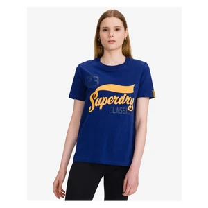 SuperDry Collegiate Cali State Triko Modrá