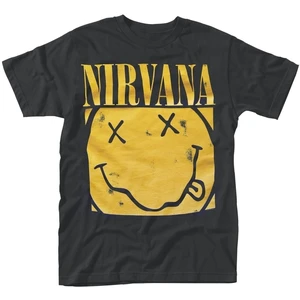 Nirvana Tricou Box Smiley Negru XL