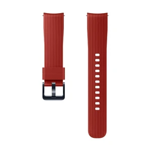 Tartalék szilikon pánt Samsung ET-YSU81M (20mm) Samsung Galaxy Watch SM-R810, Red