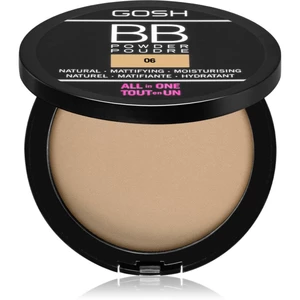 Gosh BB zmatňujúci púder odtieň 06 Warm Beige 6.5 g