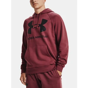 Under Armour Mikina UA Rival Fleece Big Logo HD-RED