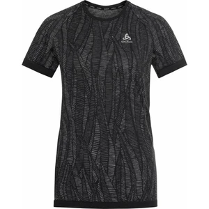 Odlo The Blackcomb Light Short Sleeve Base Layer Women's Black/Space Dye XS