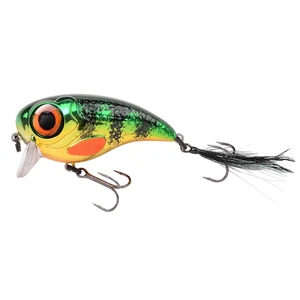 Spro wobler powercatcher pomaly plávajúci fat iris 60 chrome perch 6 cm 17 g