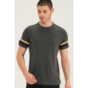 T8589 DEWBERRY MEN'S T-SHIRT-ANTHRACITIS