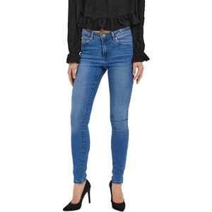 Vero Moda Dámske džínsy VMTANYA Skinny Fit 10261346 Medium Blue Denim S/32