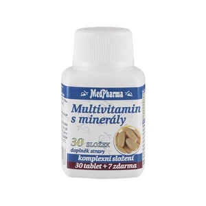 MedPharma Multivitamín s minerálmi 30 zložiek 30+7tbl zadarmo