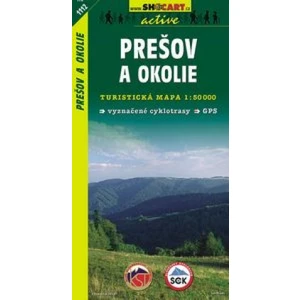 1112 Slovensko, Prešov a okolie   / Turistická mapa SHOCart