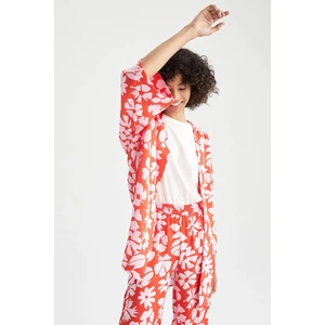 DEFACTO Regular Fit Printed Long Sleeve Tunic