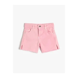 Koton 3skg40067ad Girls' Denim & Canvas Shorts Pink