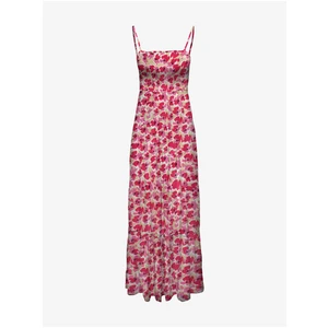 Dark pink Women's Floral Maxi-Dresses JDY Starr - Women