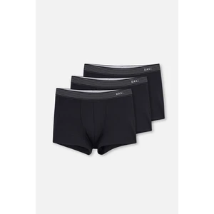 Dagi Black D5210 Compact Plain Boxer Triple