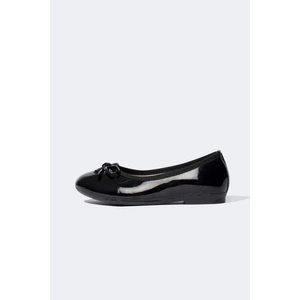 DEFACTO Girl Flat Bottom Faux Leather Ballerina