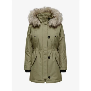 Khaki women parka ONLY Iris - Women