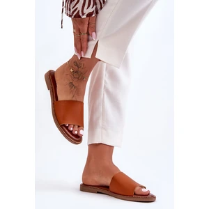 Classic women's slippers Camel Aphrodite