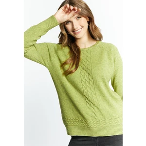 MONNARI Woman's Jumpers & Cardigans Women's Sweater With Braid Weave