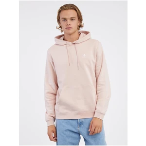 Light Pink Unisex Hoodie Converse Go-To Embroidered - Men