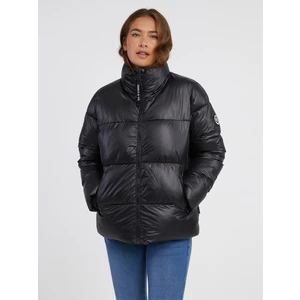 Women's black winter quilted jacket SAM 73 Jamie