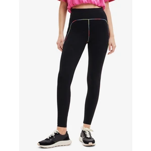 Black Desigual Blaki Womens Sport Leggings - Women