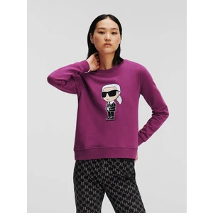 Purple Women's Sweatshirt KARL LAGERFELD - Women