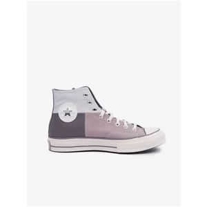 Pink and gray Converse Chuck 70 Crafted Patchwork Men's Ankle Sneakers