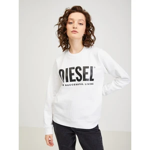 Diesel Sweatshirt - F-ANGS-ECOLOGO SWEAT-SHIR white