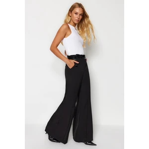 Trendyol Black Palazzo/Extra Wide Leg Woven Wide Leg Trousers